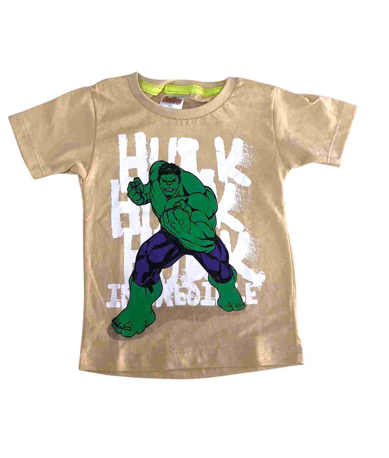 CAMISETA HULK BEGE 1 AO 10